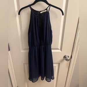 Women's Y2K Navy Mossimo Flowy Dress